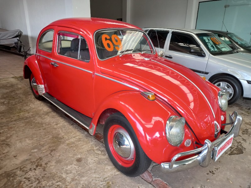 VOLKSWAGEN FUSCA 1300 1969/1969 SCHAEFER AUTOMÓVEIS TEUTÔNIA / Carros no Vale