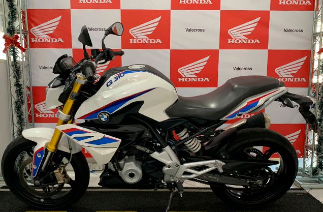 BMW G 310 R BRANCA 2018/2018 VALECROSS HONDA DREAM LAJEADO / Carros no Vale