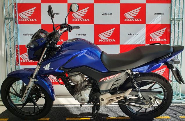 Honda CG 160 FAN AZUL 2021/2022 VALECROSS HONDA DREAM LAJEADO / Carros no Vale