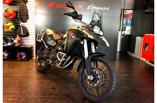 Bmw F 800 GS Adventure BEGE 2014/2015 VALECROSS HONDA DREAM LAJEADO / Carros no Vale