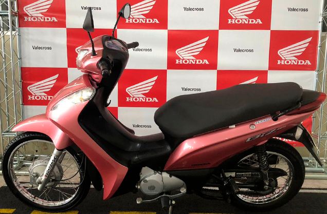 HONDA BIZ 125 ES ROSA 2014/2014 VALECROSS HONDA DREAM LAJEADO / Carros no Vale