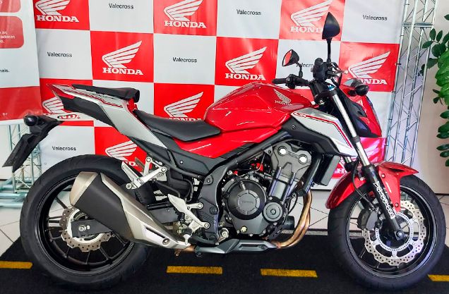 HONDA CB 500F VERMELHA 2019/2019 VALECROSS HONDA DREAM LAJEADO / Carros no Vale