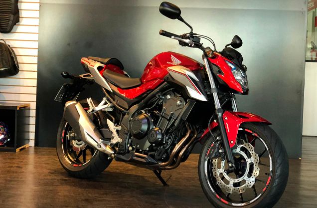 Honda CB 500F VERMELHA 2019/2019 VALECROSS HONDA DREAM LAJEADO / Carros no Vale