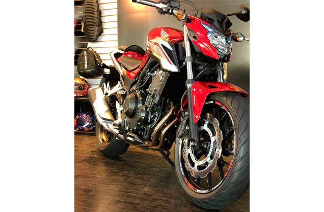 Honda CB 500F VERMELHA 2019/2019 VALECROSS HONDA DREAM LAJEADO / Carros no Vale