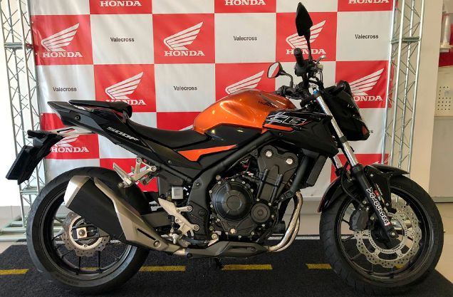 Honda CB 500F LARANJA 2021/2021 VALECROSS HONDA DREAM LAJEADO / Carros no Vale