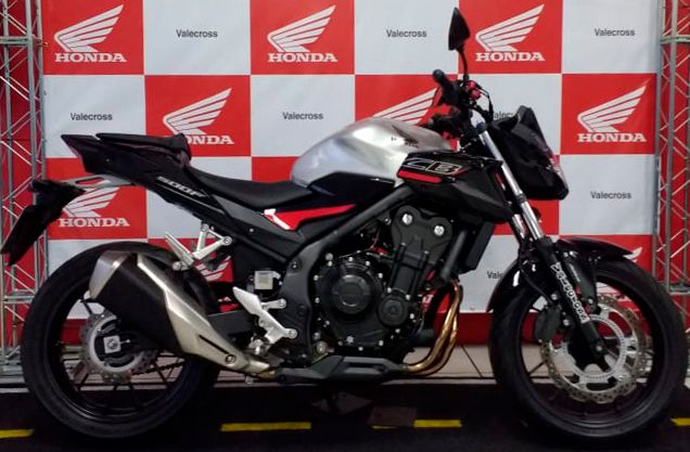 Honda CB 500F PRATA 2020/2021 VALECROSS HONDA DREAM LAJEADO / Carros no Vale