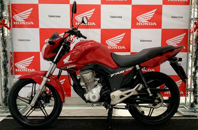 Honda CG 160 FAN VERMELHA 2018/2018 VALECROSS HONDA DREAM LAJEADO / Carros no Vale