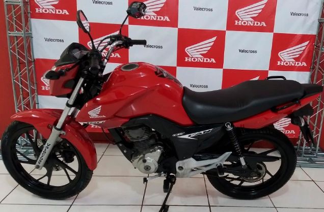 Honda CG 160 FAN VERMELHA 2020/2020 VALECROSS HONDA DREAM LAJEADO / Carros no Vale