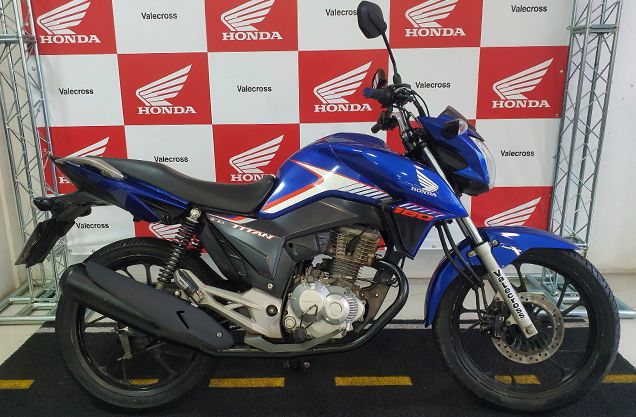 Honda CG 160 TITAN AZUL 2018/2018 VALECROSS HONDA DREAM LAJEADO / Carros no Vale