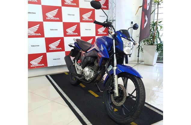 Honda CG 160 TITAN AZUL 2018/2018 VALECROSS HONDA DREAM LAJEADO / Carros no Vale