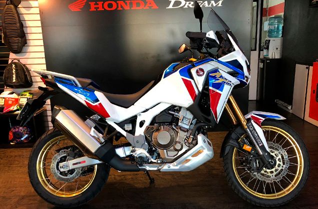 HONDA CRF 1100L Africa Twin Adventure Sports ES BRANCA 2021/2021 VALECROSS HONDA DREAM LAJEADO / Carros no Vale