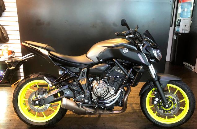 Yamaha MT-07 CINZA 2018/2019 VALECROSS HONDA DREAM LAJEADO / Carros no Vale