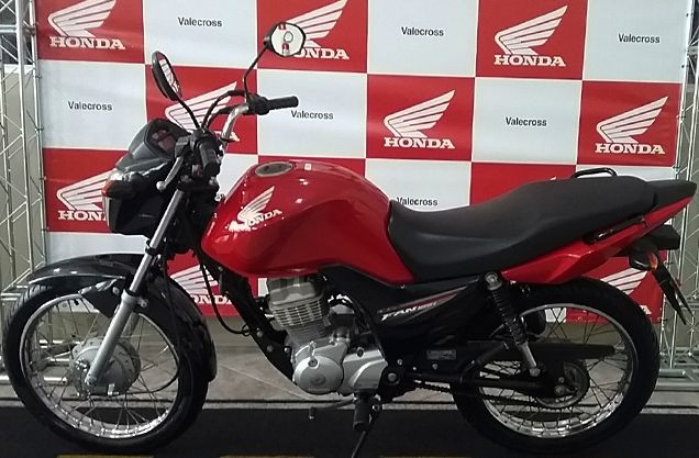 Honda CG 125I FAN VERMELHA 2018/2018 VALECROSS HONDA DREAM LAJEADO / Carros no Vale