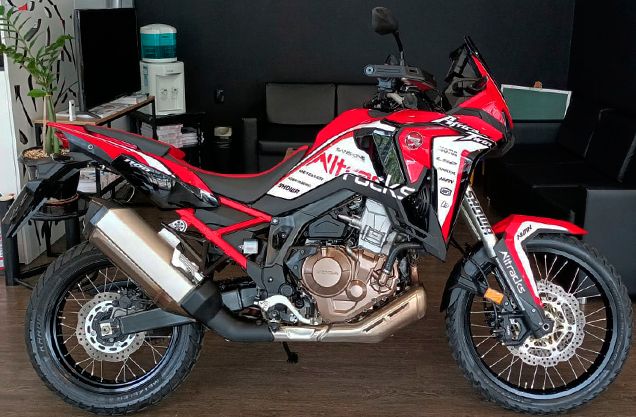 Honda CRF 1100L Africa Twin VERMELHA 2021/2021 VALECROSS HONDA DREAM LAJEADO / Carros no Vale