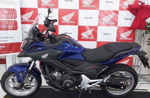 HONDA NC 750X AZUL 2021/2021 VALECROSS HONDA DREAM LAJEADO / Carros no Vale