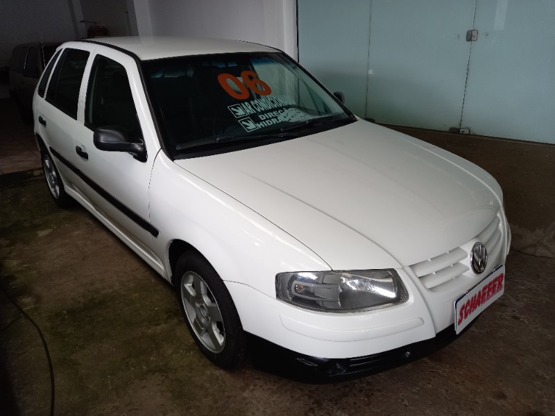 VOLKSWAGEN GOL G4 1.0 MI 8V TOTAL FLEX 2006/2006 SCHAEFER AUTOMÓVEIS TEUTÔNIA / Carros no Vale