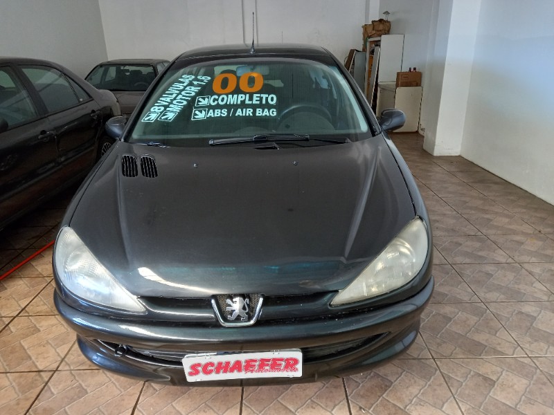 PEUGEOT 206 1.6 SOLEIL 8V 2000/2000 SCHAEFER AUTOMÓVEIS TEUTÔNIA / Carros no Vale