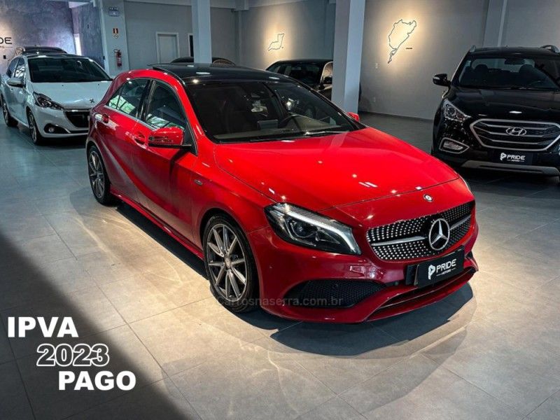 MERCEDES-BENZ A 250 2.0 SPORT TURBO AUTOMATIZADO 2017/2017 PRIDE MOTORS CAXIAS DO SUL / Carros no Vale