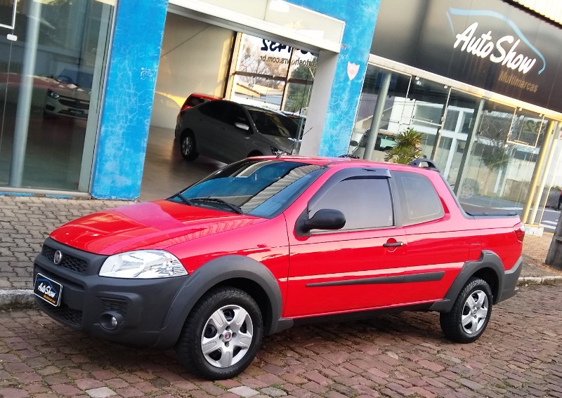 FIAT STRADA 1.4 MPI HARD WORKING CD 8V 3P 2019/2020 AUTO SHOW SANTA CRUZ DO SUL / Carros no Vale