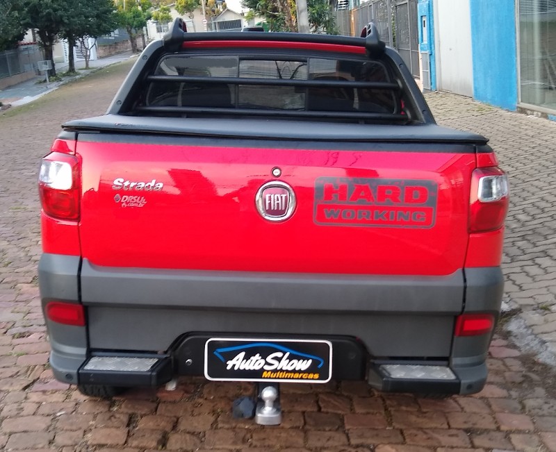 FIAT STRADA 1.4 MPI HARD WORKING CD 8V 3P 2019/2020 AUTO SHOW SANTA CRUZ DO SUL / Carros no Vale