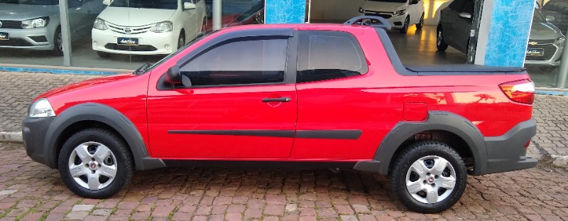 FIAT STRADA 1.4 MPI HARD WORKING CD 8V 3P 2019/2020 AUTO SHOW SANTA CRUZ DO SUL / Carros no Vale