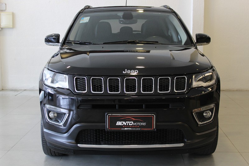 JEEP COMPASS 2.0 16V FLEX LIMITED AUTOMÁTICO 2018/2018 BENTO MOTORS BENTO GONÇALVES / Carros no Vale