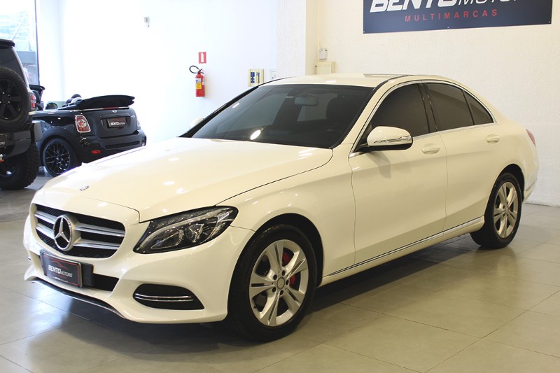 MERCEDES-BENZ C 180 1.6 SPORT 16V TURBO 2014/2015 BENTO MOTORS BENTO GONÇALVES / Carros no Vale