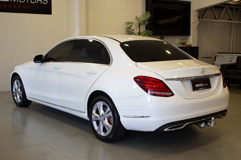 MERCEDES-BENZ C 180 1.6 SPORT 16V TURBO 2014/2015 BENTO MOTORS BENTO GONÇALVES / Carros no Vale