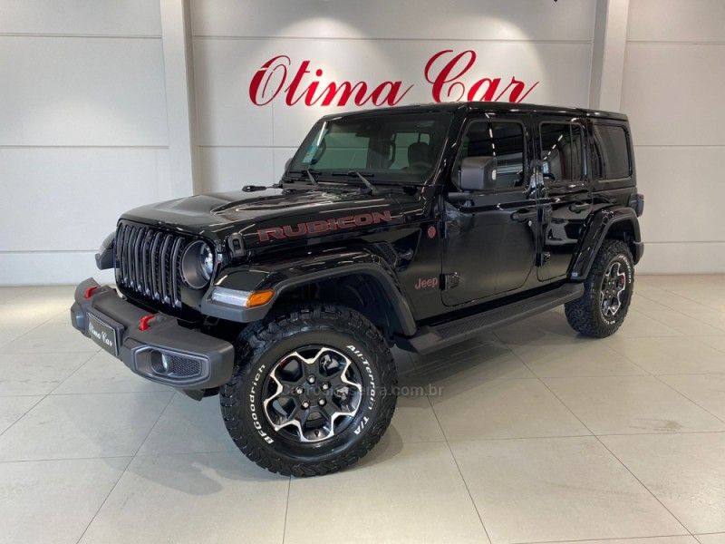 JEEP WRANGLER 2.0 RUBICON 4X4 AT8 16V 2023/2024 ÓTIMA CAR FLORES DA CUNHA / Carros no Vale