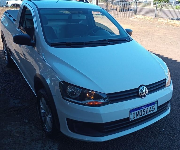 Volkswagen Saveiro Trendline 1.6 CS T.Flex 8V 2015/2016 CAMINHÕES & CAMIONETAS PASSO FUNDO / Carros no Vale