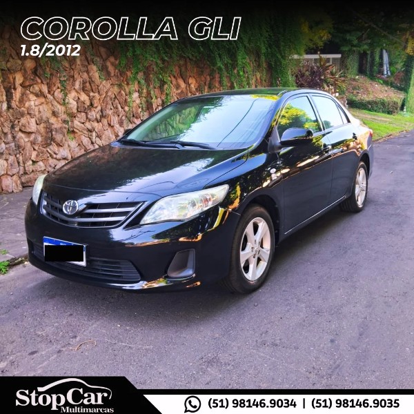 TOYOTA COROLLA 1.8 GLI 16V FLEX 4P AUTOMÁTICO 2012/2012 STOPCAR MULTIMARCAS ESTRELA / Carros no Vale