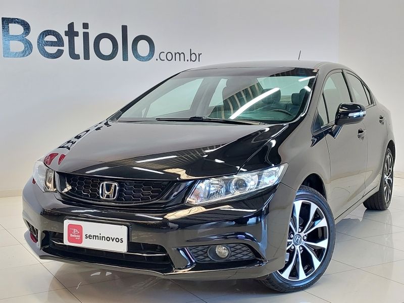Honda Civic LXR 2.0 2016 2015/2016 BETIOLO NOVOS E SEMINOVOS LAJEADO / Carros no Vale