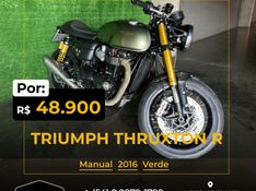 Triumph Thruxton R 2016/2016 CARRO AUTOMARCAS CAXIAS DO SUL / Carros no Vale