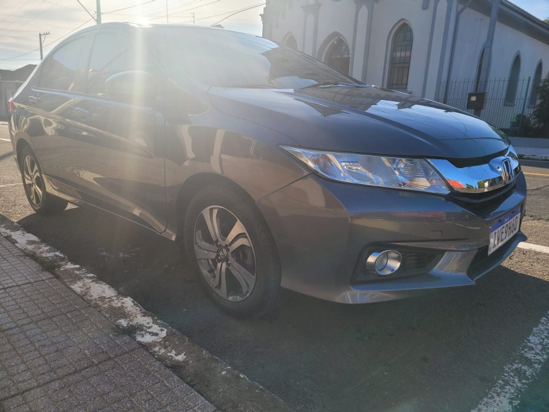 HONDA CITY 1.5 LX 16V FLEX 4P AUTOMÁTICO 2014/2015 ADRIANO VEÍCULOS CRUZEIRO DO SUL / Carros no Vale