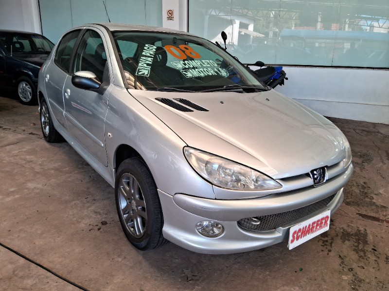 PEUGEOT 206 1.6 ALLURE 16V 2008/2008 SCHAEFER AUTOMÓVEIS TEUTÔNIA / Carros no Vale
