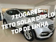 HYUNDAI SANTA FÉ 3.3 MPFI 4X4 7 LUGARES V6 270CV 2017/2018 ÓTIMA CAR FLORES DA CUNHA / Carros no Vale
