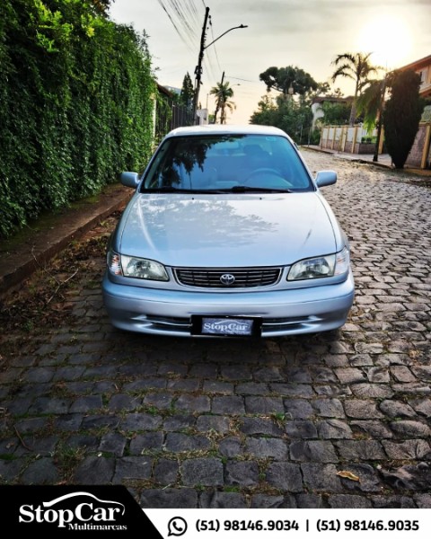 TOYOTA COROLLA 1.8 XEI 16V GASOLINA 4P AUTOMÁTICO 2000/2000 STOPCAR MULTIMARCAS ESTRELA / Carros no Vale