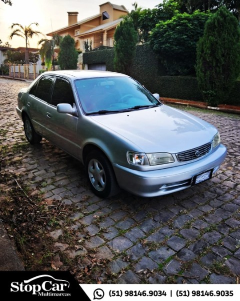 TOYOTA COROLLA 1.8 XEI 16V GASOLINA 4P AUTOMÁTICO 2000/2000 STOPCAR MULTIMARCAS ESTRELA / Carros no Vale