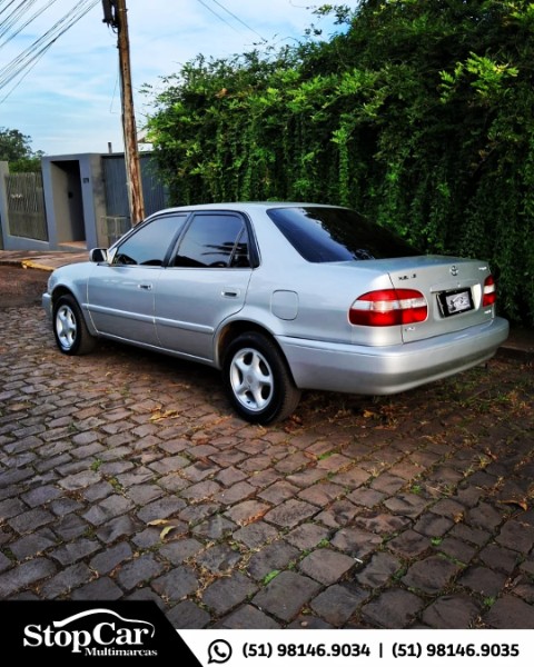 TOYOTA COROLLA 1.8 XEI 16V GASOLINA 4P AUTOMÁTICO 2000/2000 STOPCAR MULTIMARCAS ESTRELA / Carros no Vale