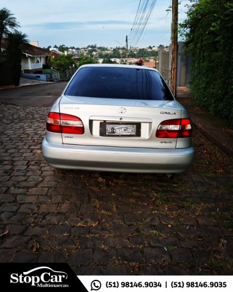 TOYOTA COROLLA 1.8 XEI 16V GASOLINA 4P AUTOMÁTICO 2000/2000 STOPCAR MULTIMARCAS ESTRELA / Carros no Vale