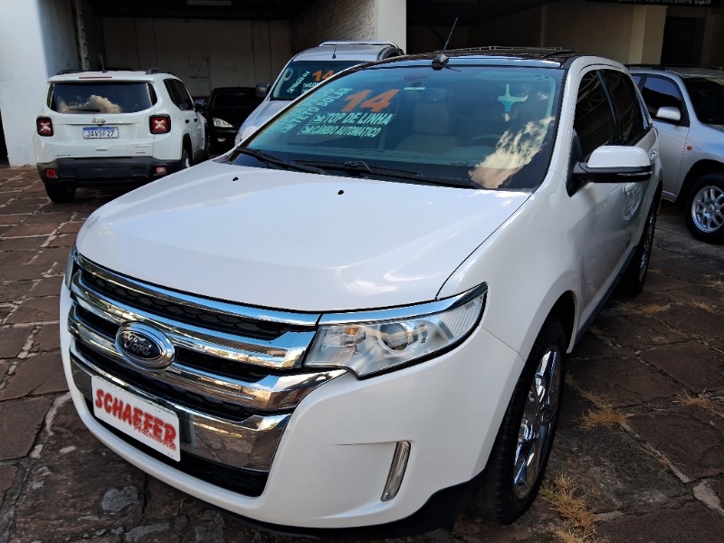 FORD EDGE LIMIT V6 AWD 3.5 2014/2014 SCHAEFER AUTOMÓVEIS TEUTÔNIA / Carros no Vale
