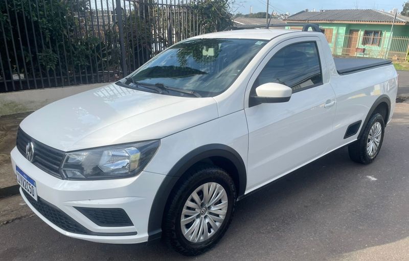 Volkswagen SAVEIRO 1.6 MSI TRENDLINE CS 8V FLEX 2P MANUAL 2018/2019 CAMINHÕES & CAMIONETAS PASSO FUNDO / Carros no Vale