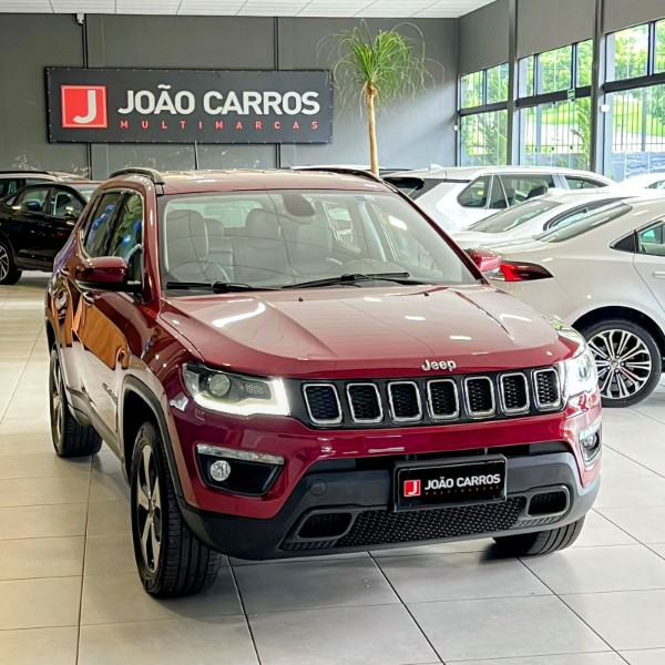 JEEP COMPASS 2.0 LONGITUDE 4X4 2018/2018 JOÃO CARROS MULTIMARCAS GUAPORÉ / Carros no Vale