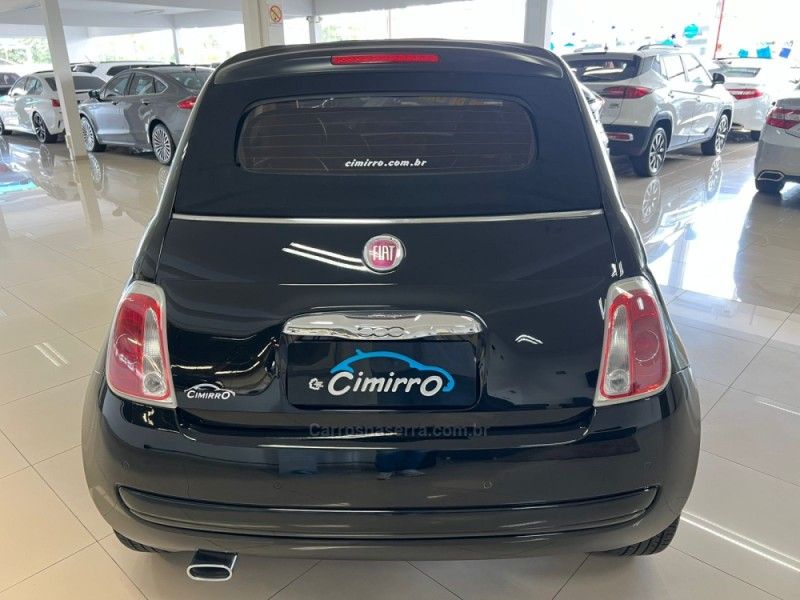 FIAT 500 1.4 CABRIO 8V 2014/2014 CIMIRRO AUTOMÓVEIS TAQUARA / Carros no Vale