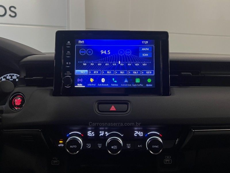 HONDA HR-V 1.5 16V TOURING TURBO 2024/2025 ÓTIMA CAR FLORES DA CUNHA / Carros no Vale
