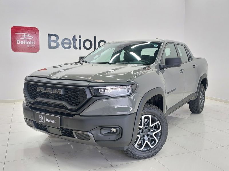 Ram RAMPAGE 2.0 HURRICANE 4 TURBO GASOLINA REBEL 4X4 AUTOMÁTICO 2024/2025 BETIOLO NOVOS E SEMINOVOS LAJEADO / Carros no Vale