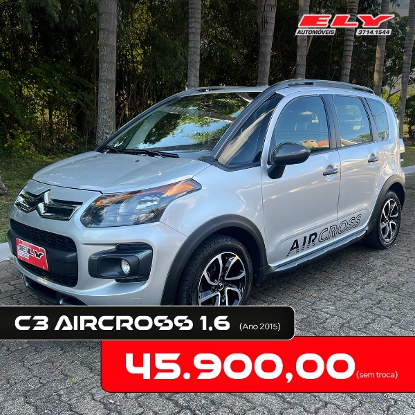 CITROEN AIRCROSS EXCLUSIVE 1.6 2015/2015 ELY AUTOMÓVEIS LAJEADO / Carros no Vale