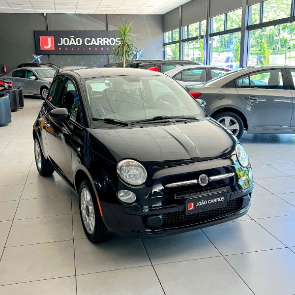 FIAT 500 1.4 CULT 8V 2012/2012 JOÃO CARROS MULTIMARCAS GUAPORÉ / Carros no Vale