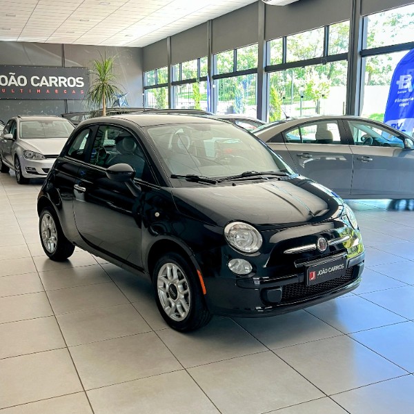 FIAT 500 1.4 CULT 8V 2012/2012 JOÃO CARROS MULTIMARCAS GUAPORÉ / Carros no Vale