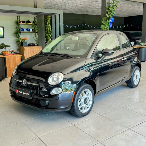 FIAT 500 1.4 CULT 8V 2012/2012 JOÃO CARROS MULTIMARCAS GUAPORÉ / Carros no Vale